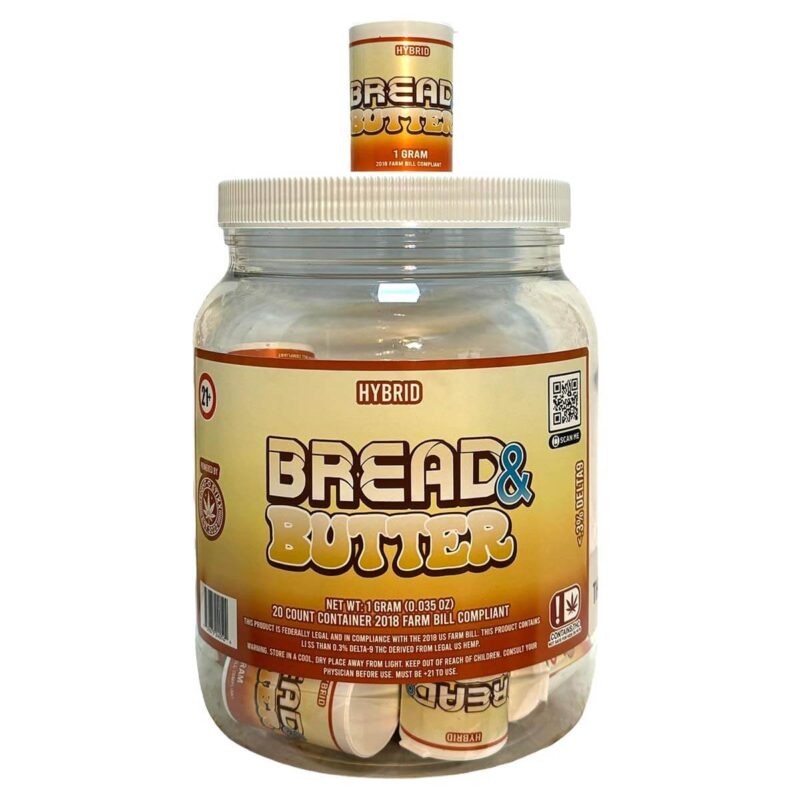 80 Stixx One Gram Flower 20 Count Bread & Butter Hybrid