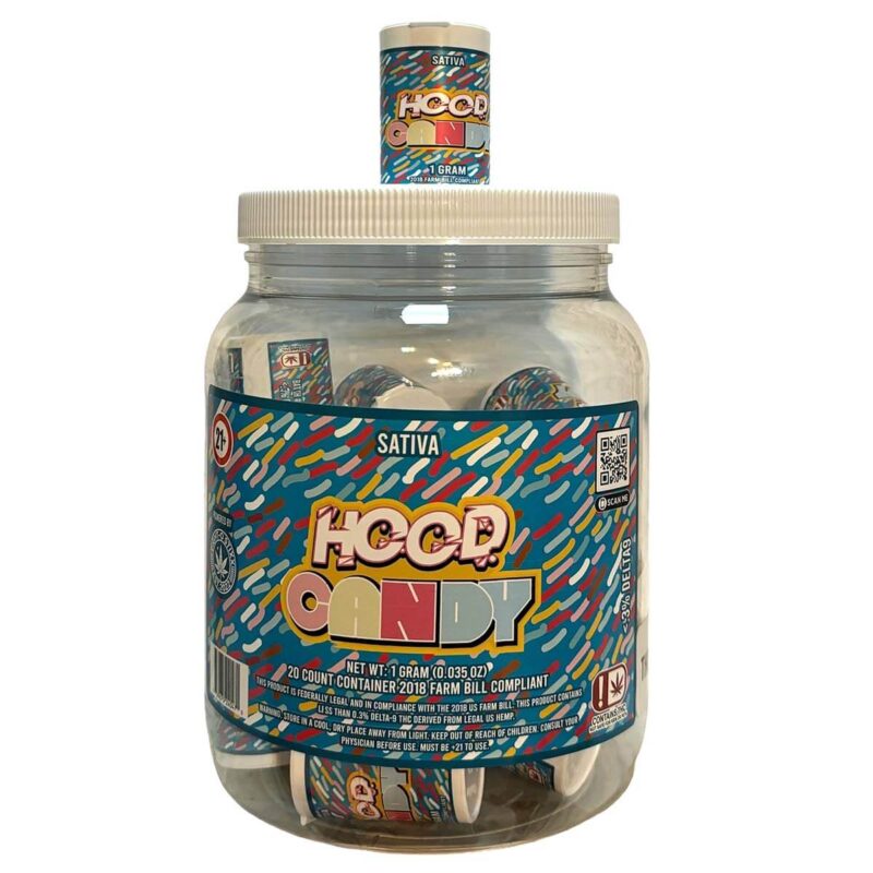 80 Stixx One Gram Flower 20 Count Hood Candy Sativa
