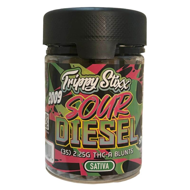 80 Stixx Trippy Stixx 35 Count 2.25 THCA Blunts 2009 Sour Diesel Sativa